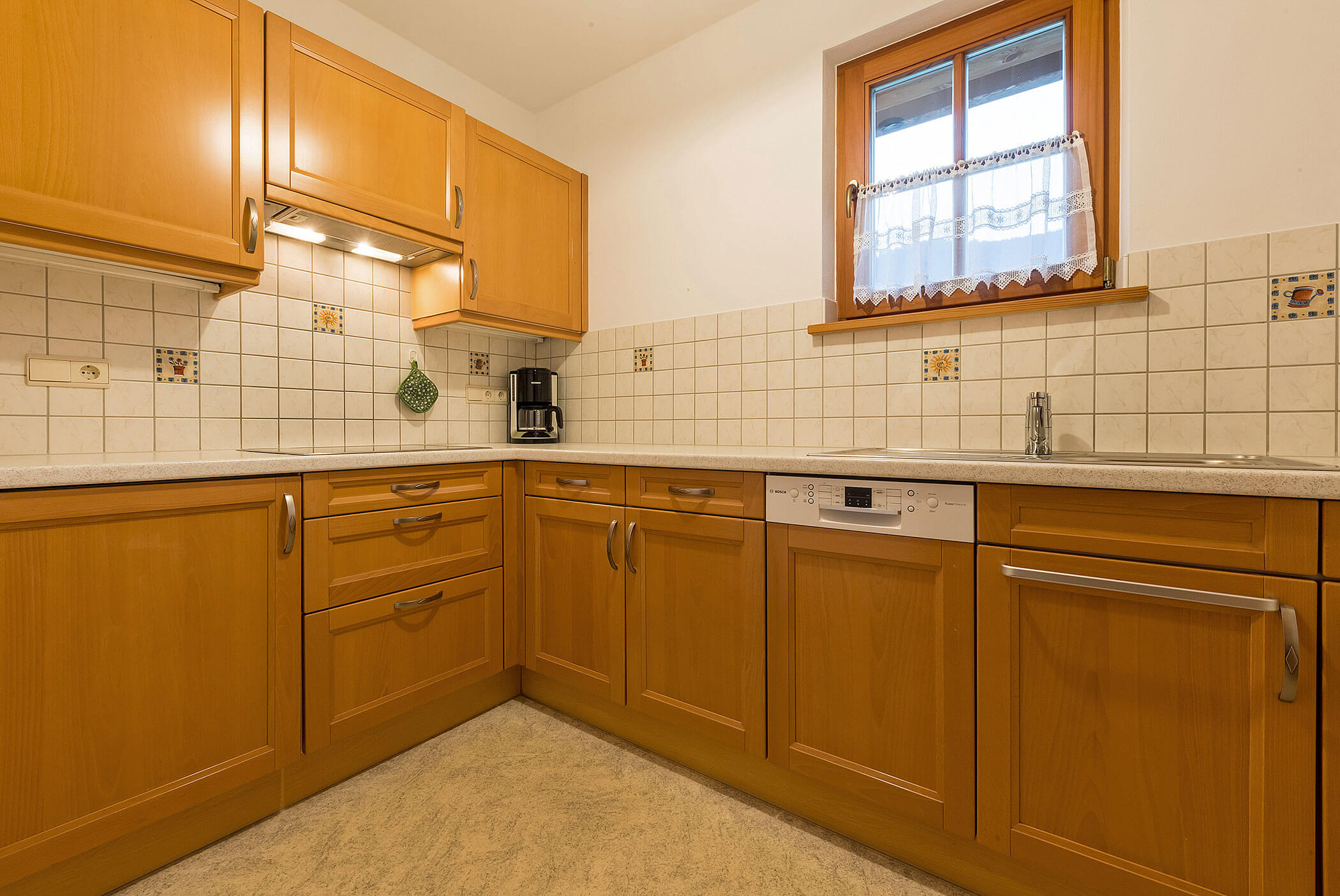 Ferienwohnung Seekofel - Küche - Rainerhof